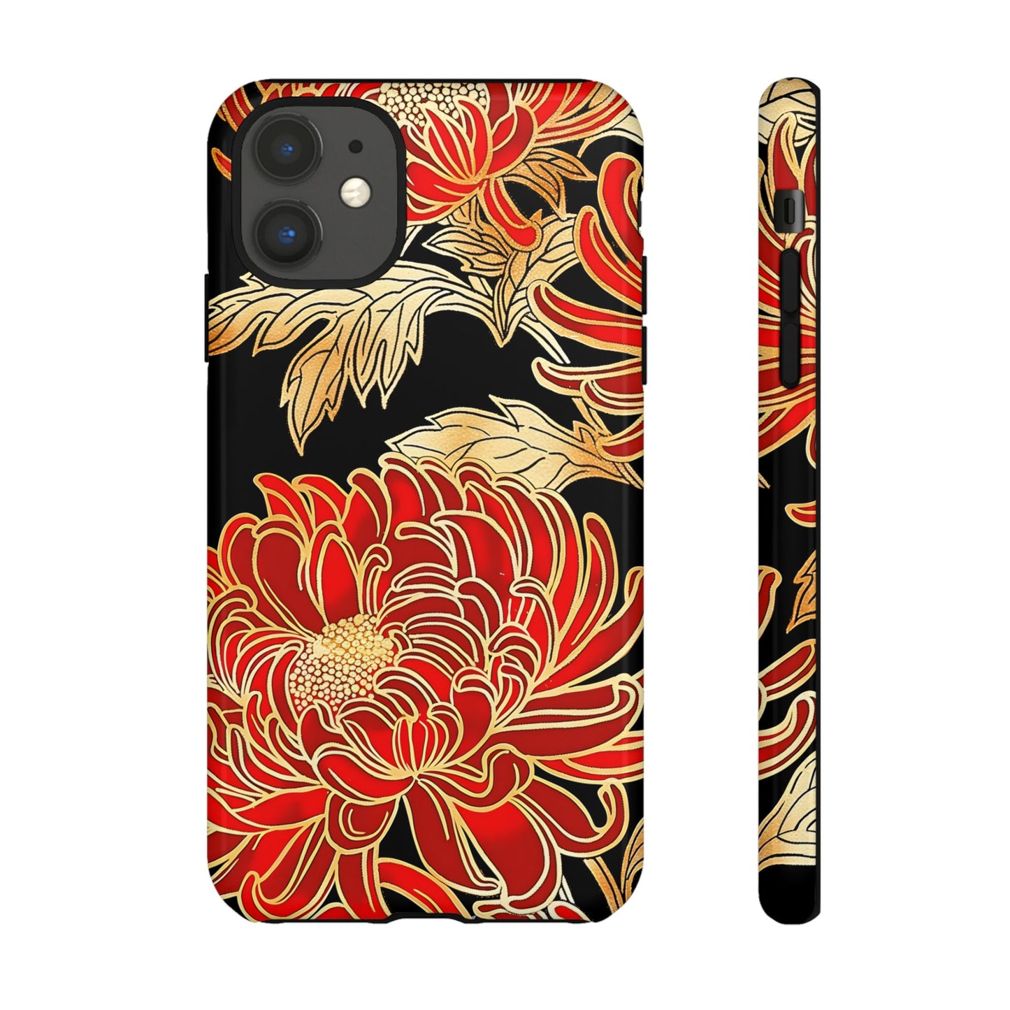 Ember Petals – Tough Glossy iPhone Case