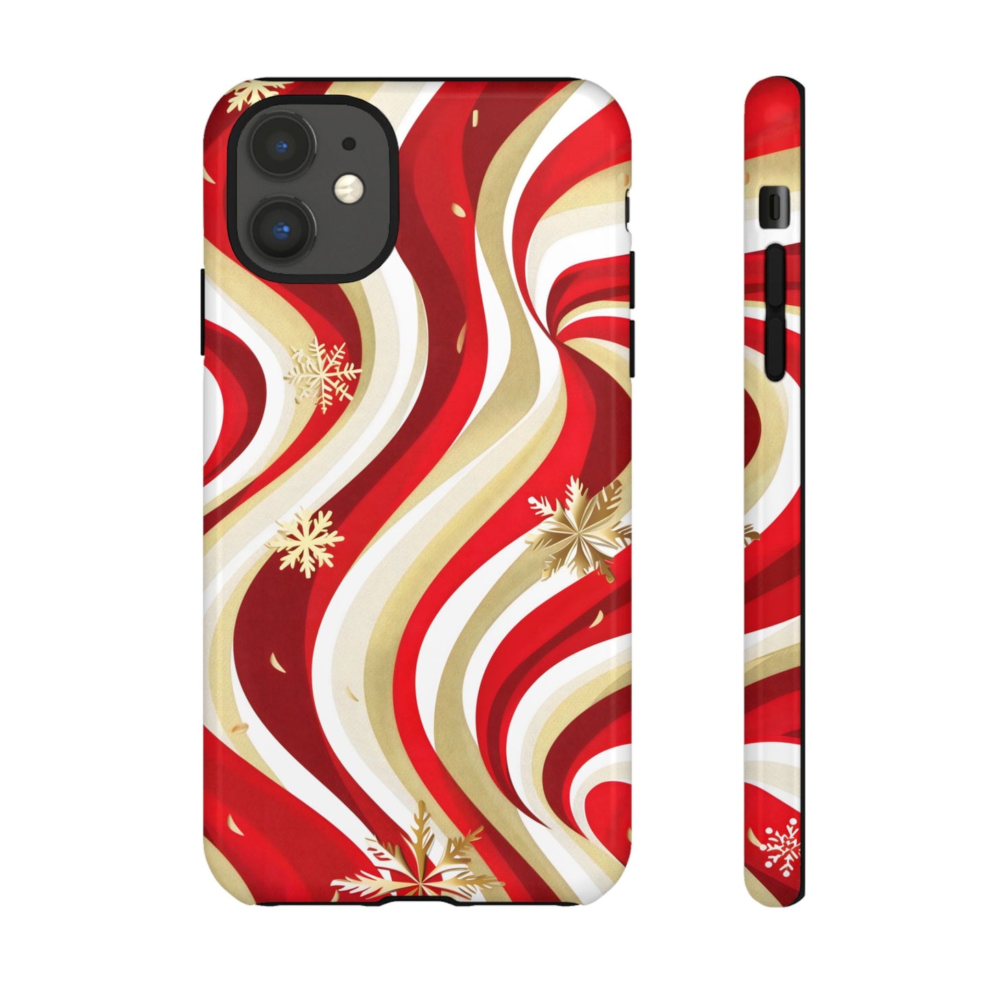 Peppermint Waves – Tough Glossy iPhone Case
