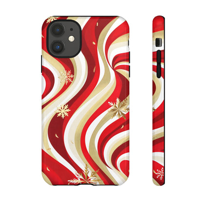 Peppermint Waves – Tough Glossy iPhone Case