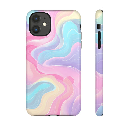 Pastel Mirage – Tough Glossy iPhone Case