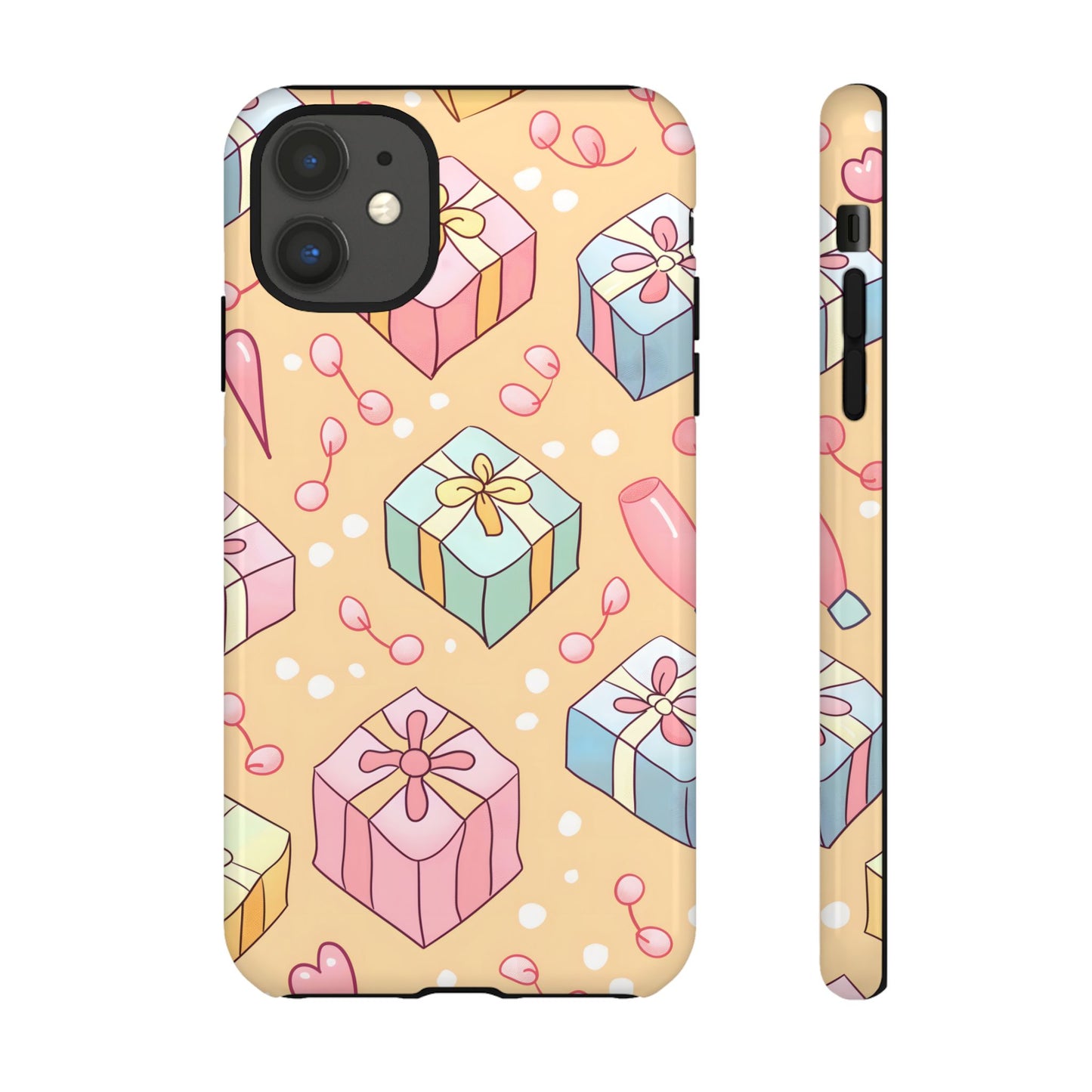 Pastel Gift Delight – Tough Glossy iPhone Case