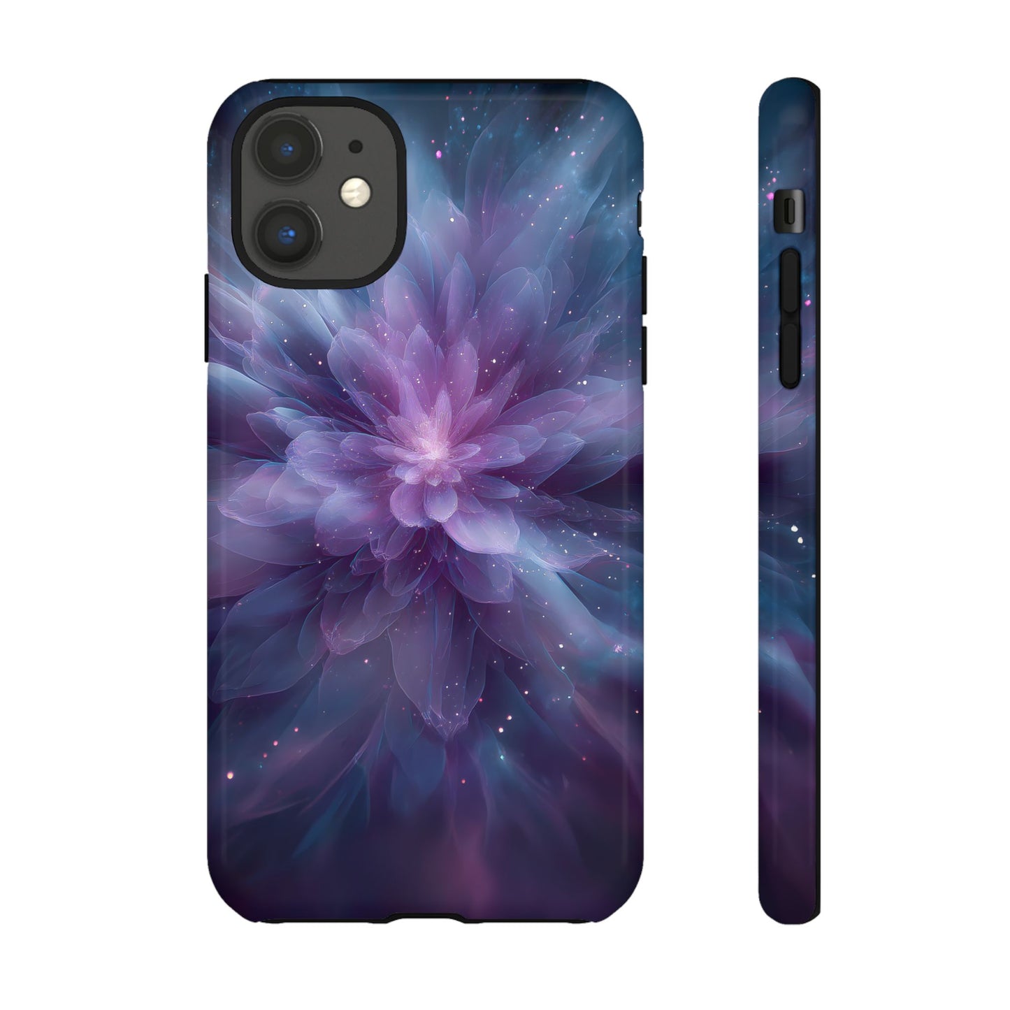 Celestial Bloom – Tough Glossy iPhone Case