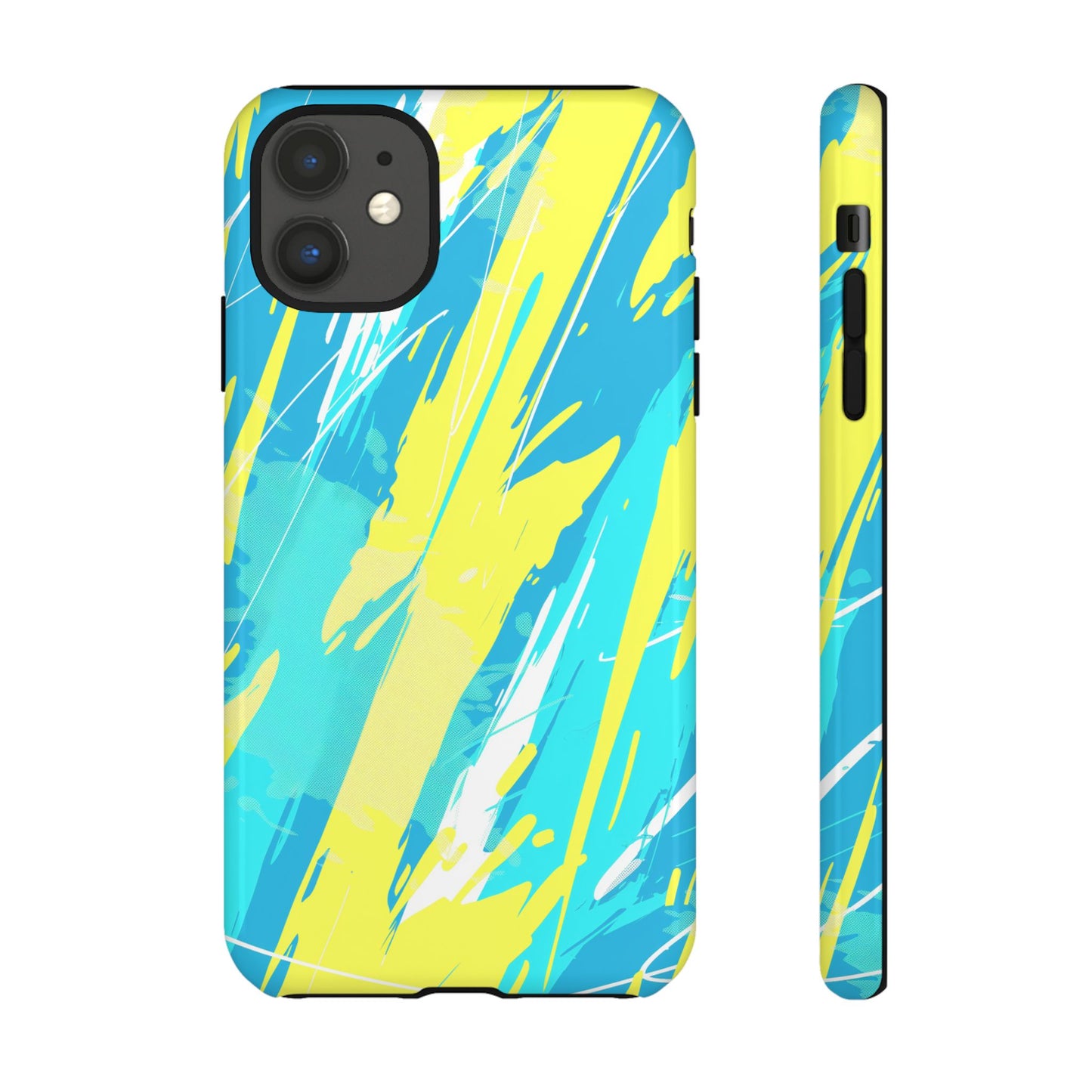 Neon Surge – Tough Glossy iPhone Case