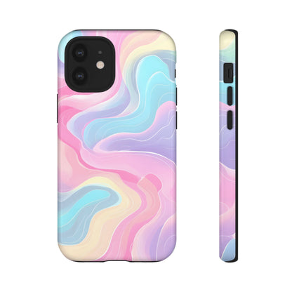 Pastel Mirage – Tough Glossy iPhone Case