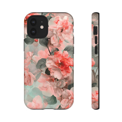 Sakura Drift – Tough Glossy iPhone Case