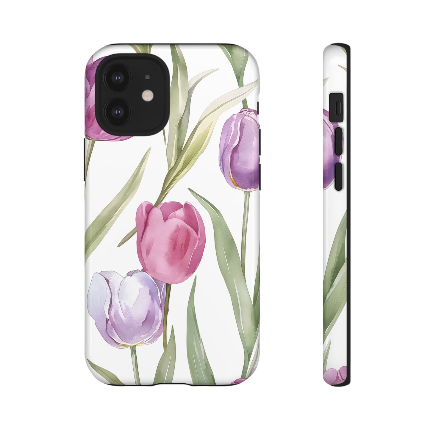 Tulip Serenade – Tough Glossy iPhone Case
