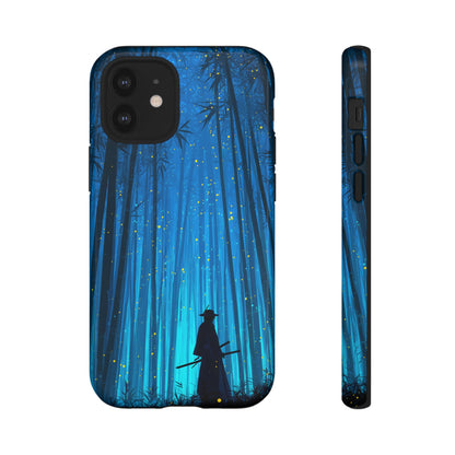 Shadowed Bamboo Sentinel – Tough Glossy iPhone Case