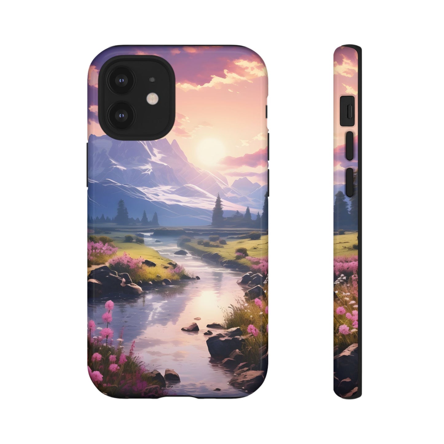 Alpine Dawn – Tough Glossy iPhone Case