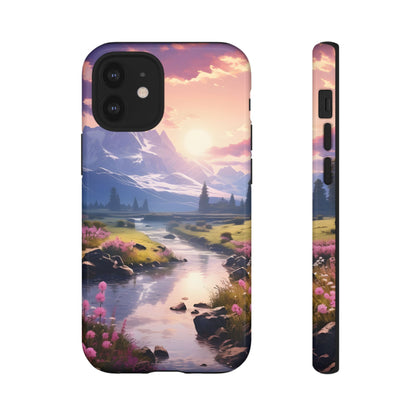 Alpine Dawn – Tough Glossy iPhone Case