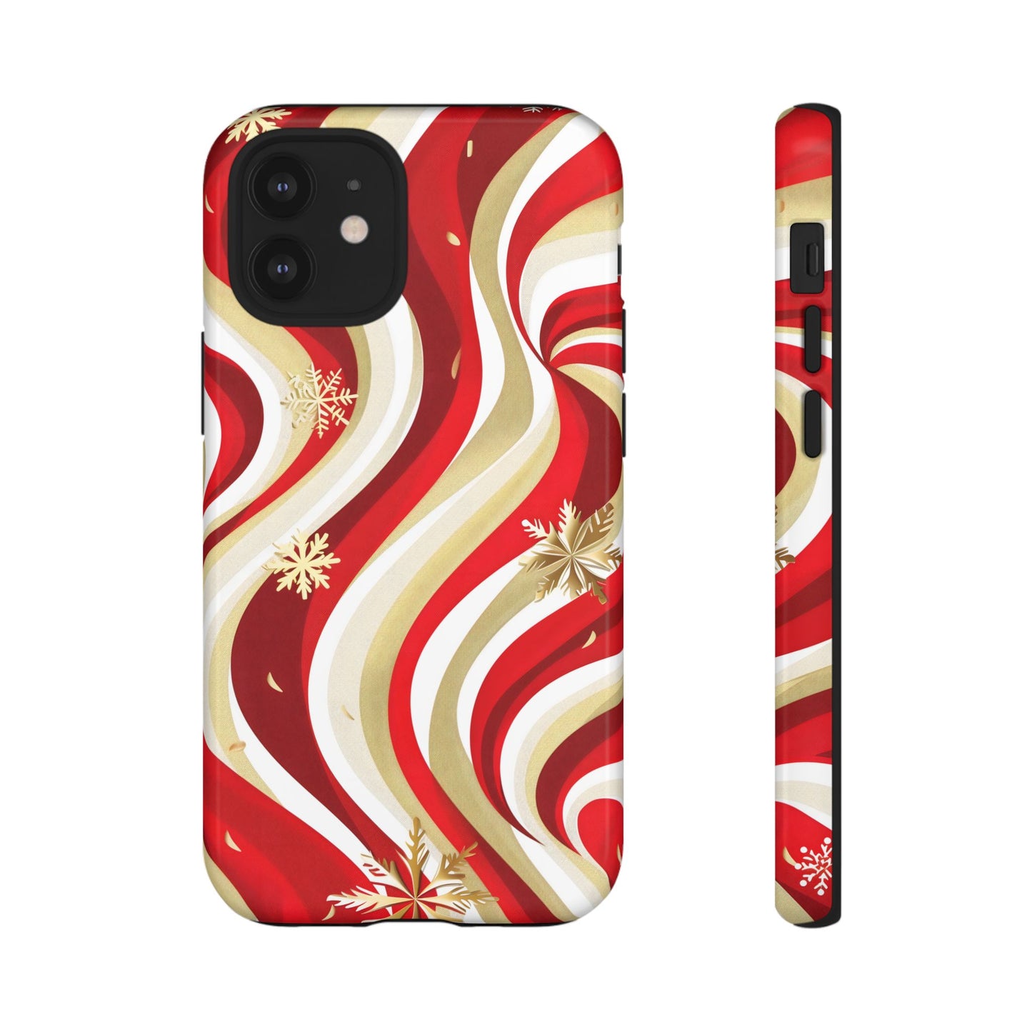 Peppermint Waves – Tough Glossy iPhone Case