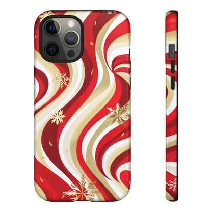 Peppermint Waves – Tough Glossy iPhone Case