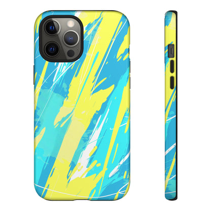 Neon Surge – Tough Glossy iPhone Case