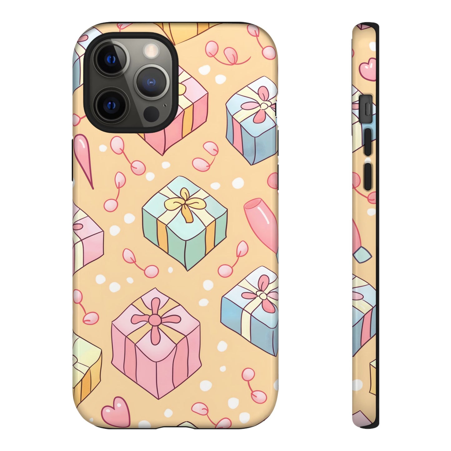 Pastel Gift Delight – Tough Glossy iPhone Case