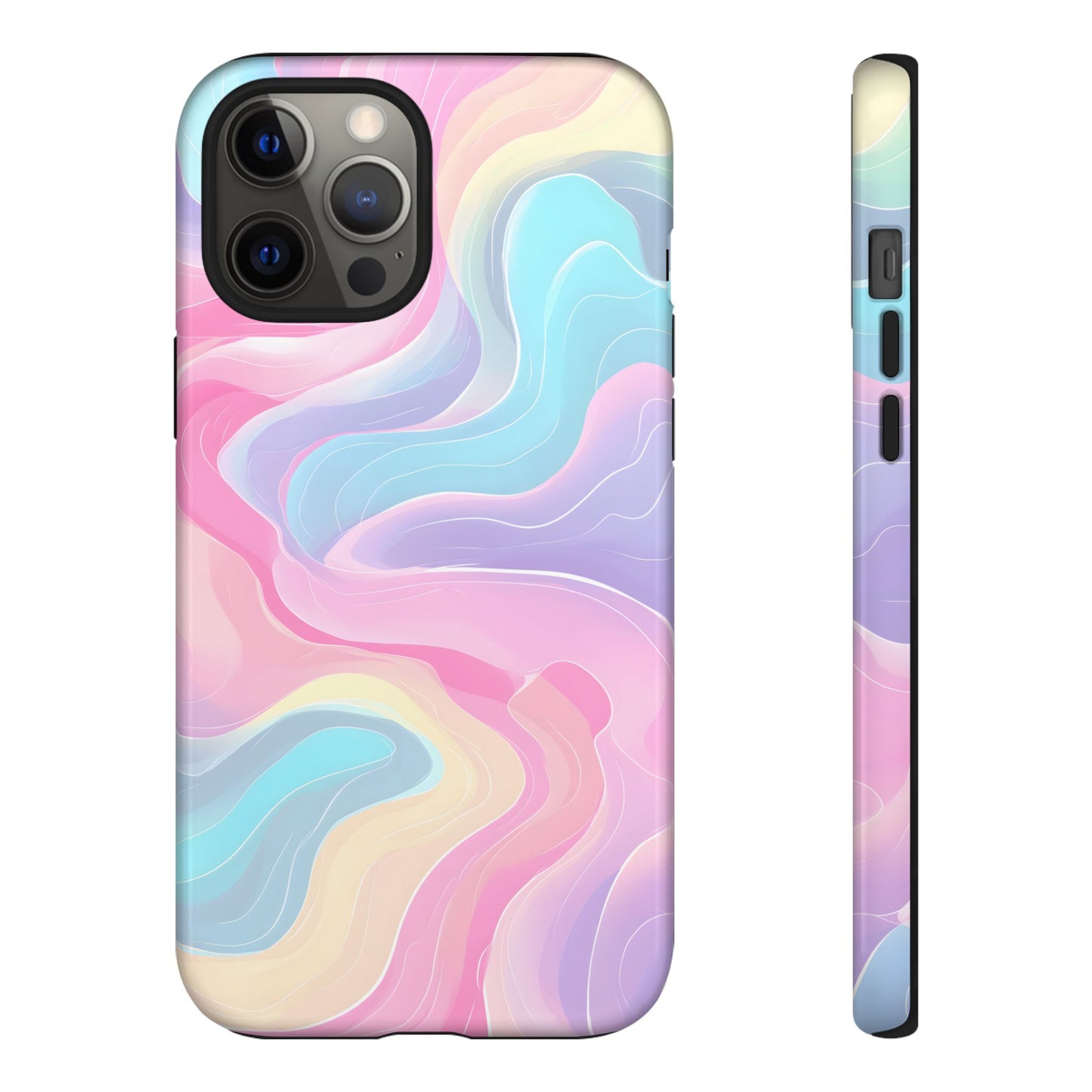 Pastel Mirage – Tough Glossy iPhone Case