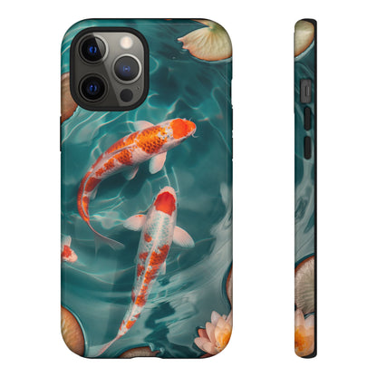 Tranquil Koi Pond – Tough Glossy iPhone Case