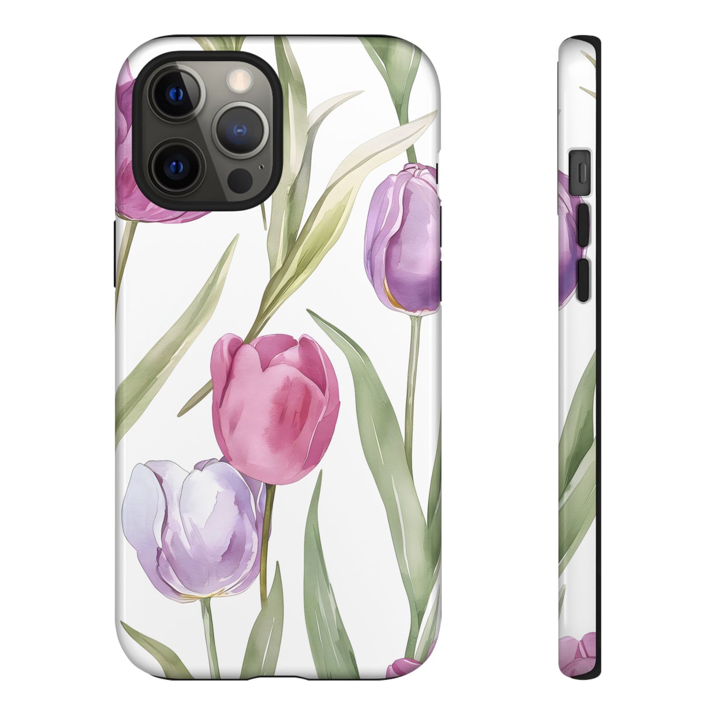 Tulip Serenade – Tough Glossy iPhone Case