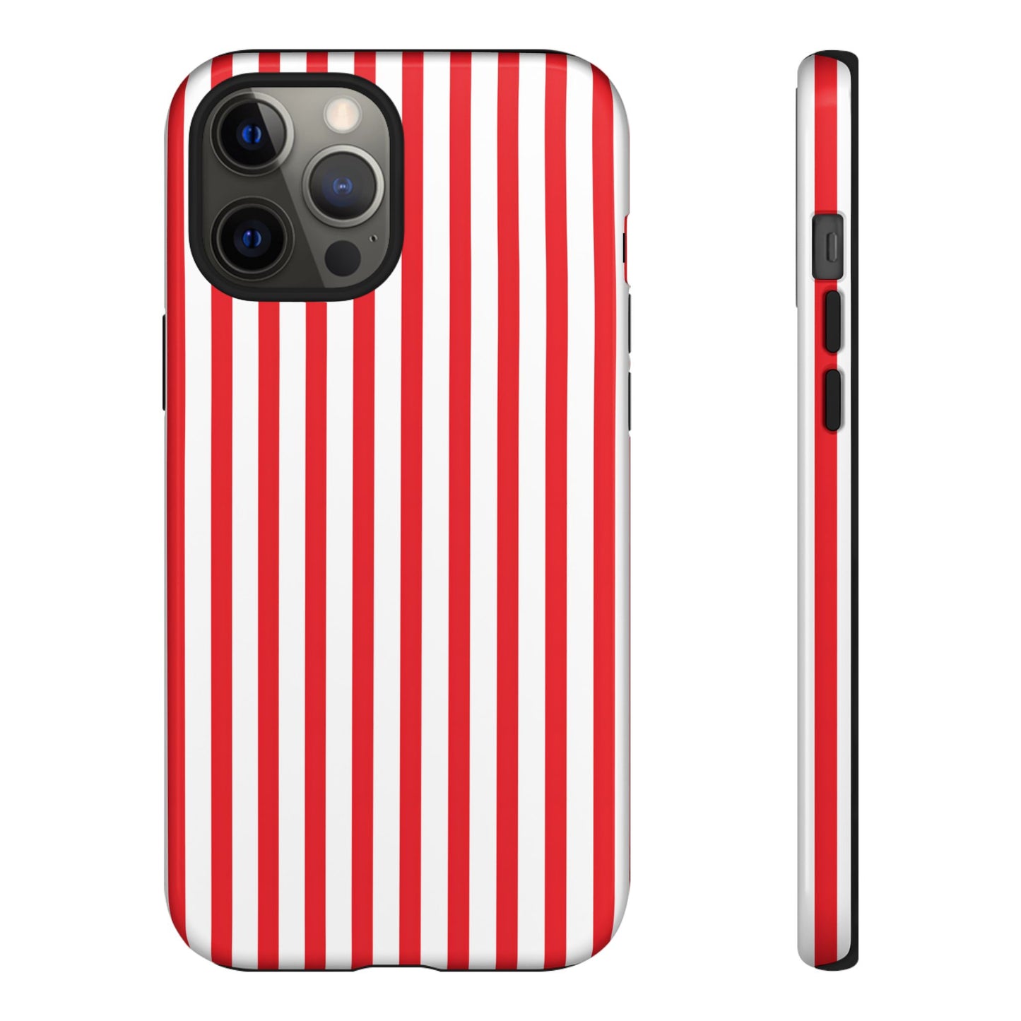 Candy Cane Stripes – Tough Glossy iPhone Case