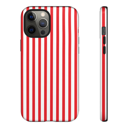 Candy Cane Stripes – Tough Glossy iPhone Case