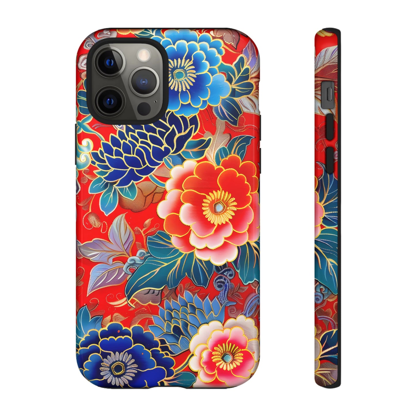 Oriental Blossom – Tough Glossy iPhone Case