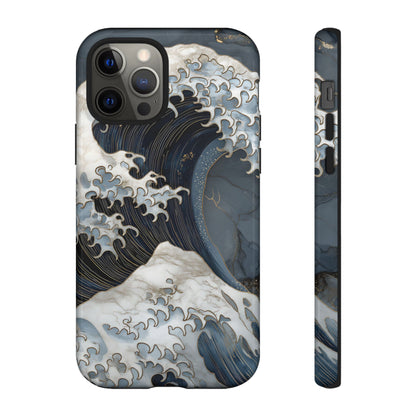Golden Wave – Tough Glossy iPhone Case