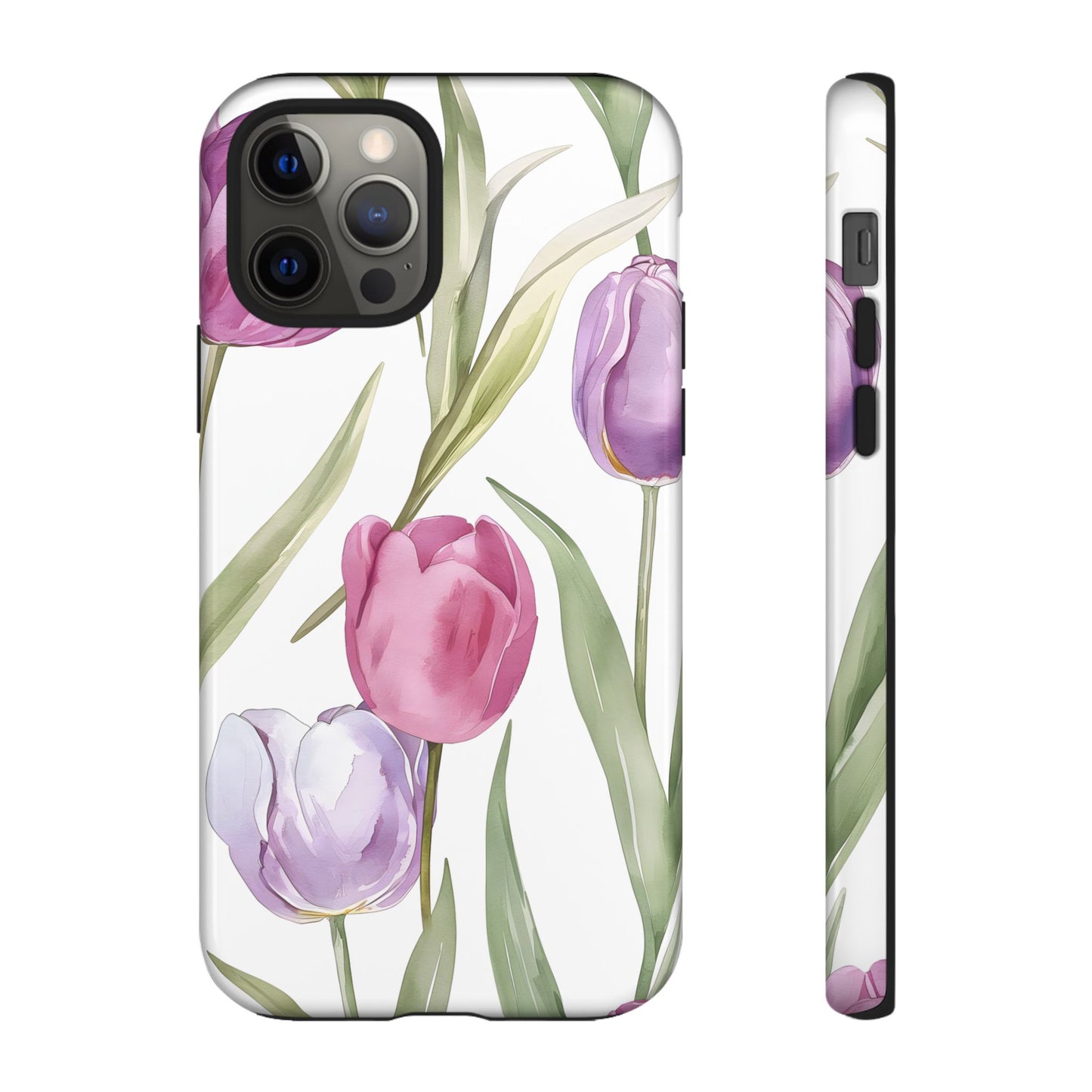 Tulip Serenade – Tough Glossy iPhone Case