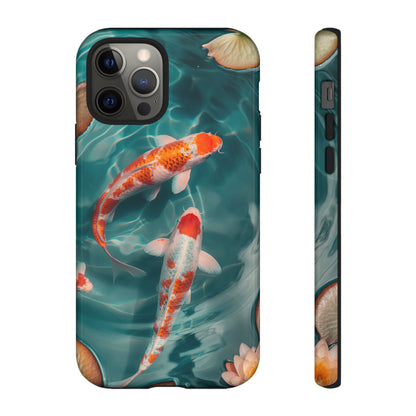 Tranquil Koi Pond – Tough Glossy iPhone Case