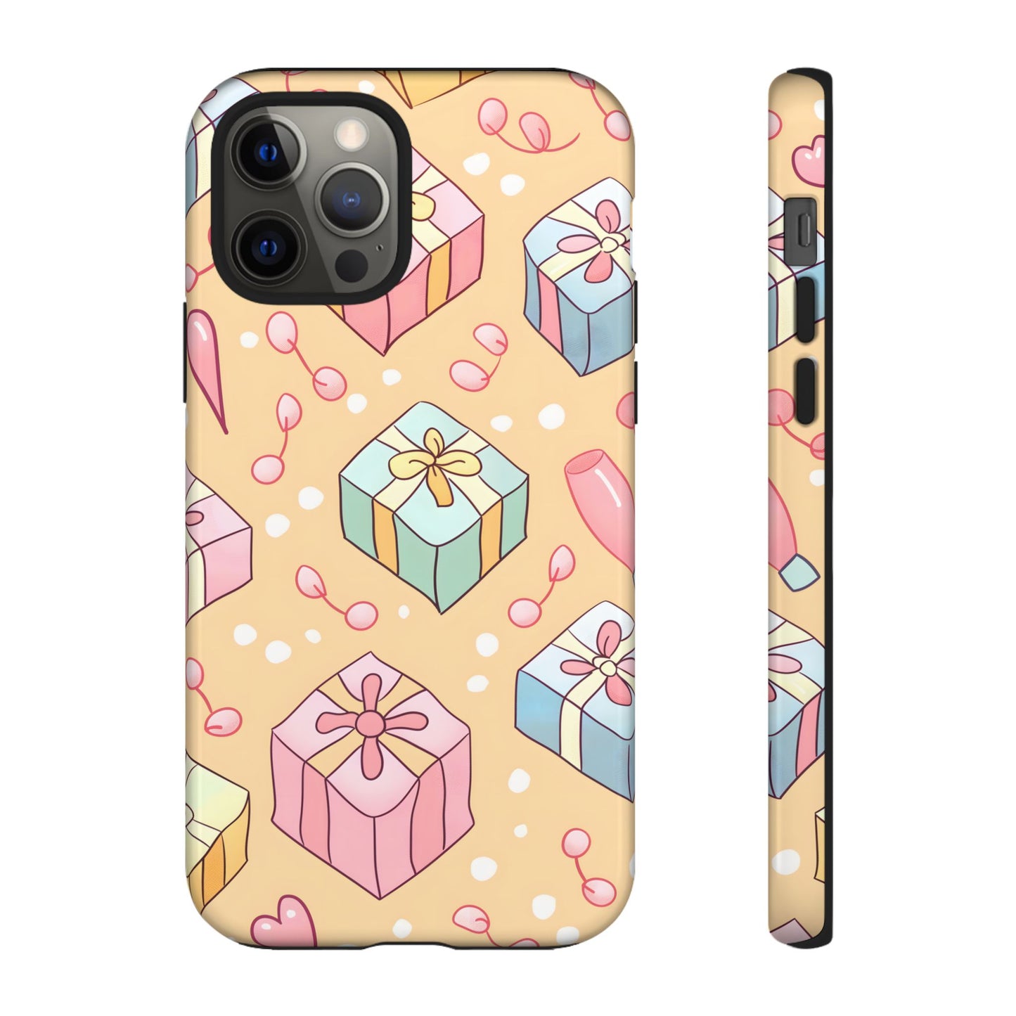 Pastel Gift Delight – Tough Glossy iPhone Case