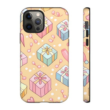 Pastel Gift Delight – Tough Glossy iPhone Case