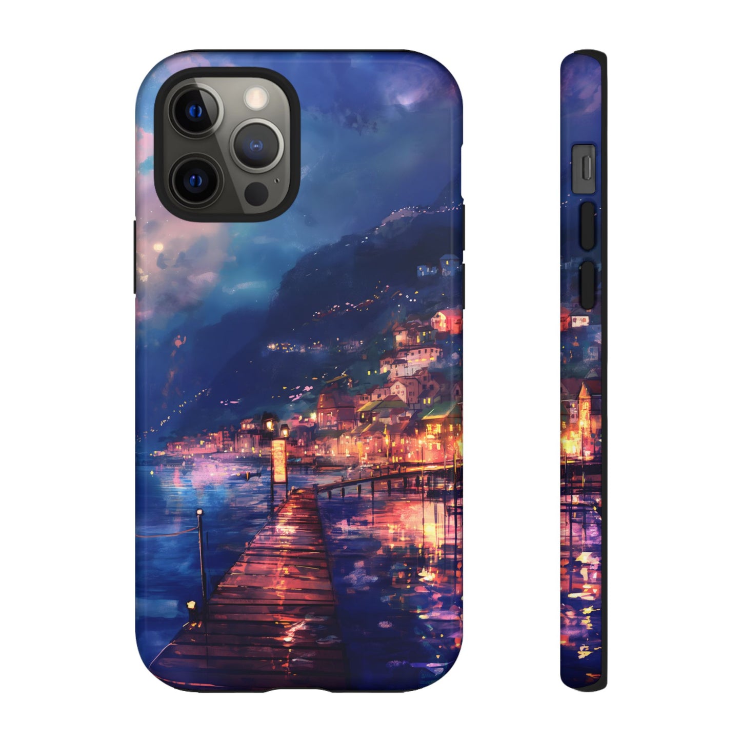 Twilight Harbor – Tough Glossy iPhone Case