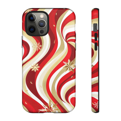 Peppermint Waves – Tough Glossy iPhone Case