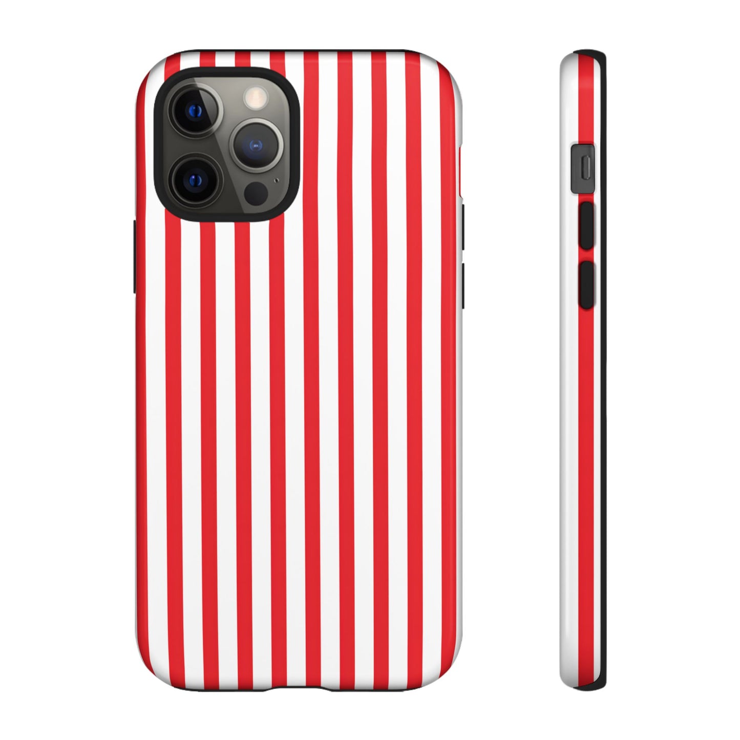 Candy Cane Stripes – Tough Glossy iPhone Case