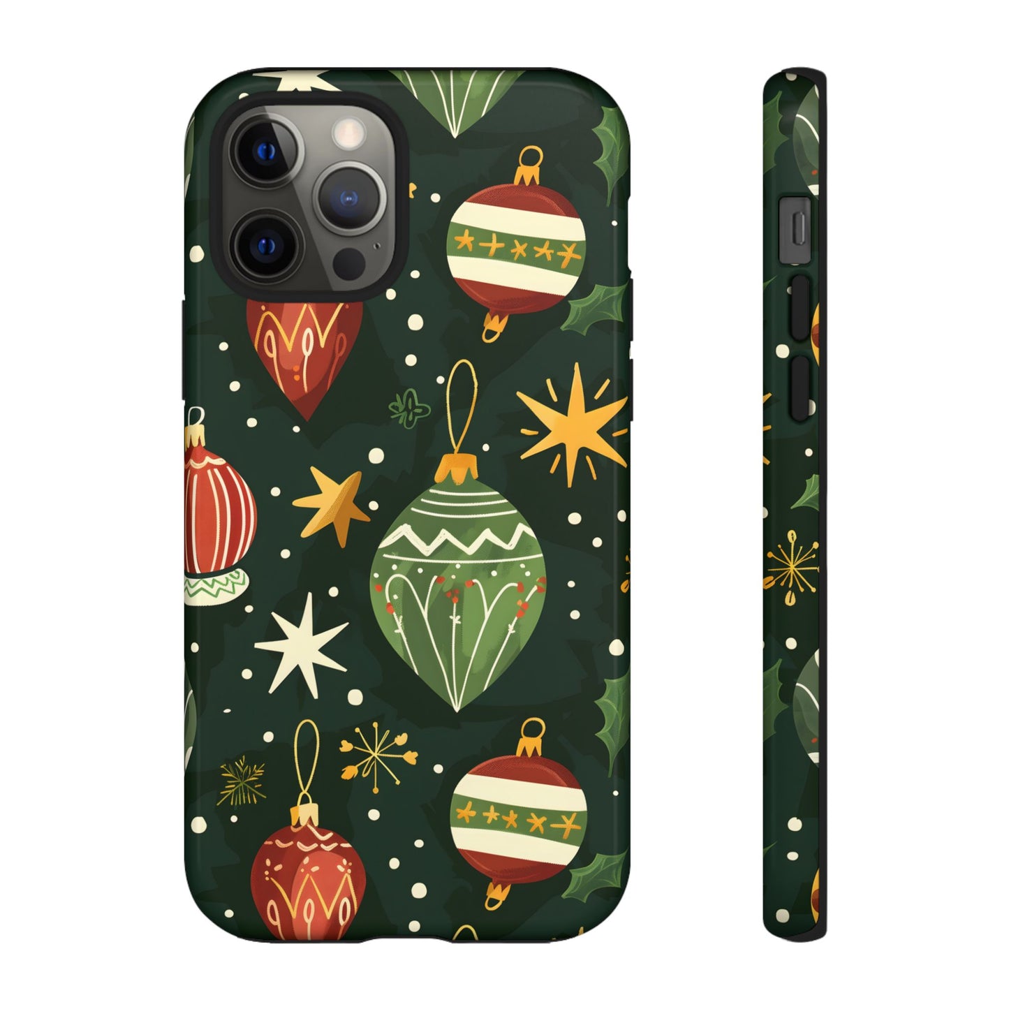 Evergreen Ornament Magic – Tough Glossy iPhone Case