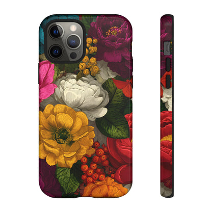 Midnight Bloom – Tough Glossy iPhone Case