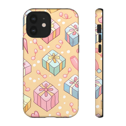 Pastel Gift Delight – Tough Glossy iPhone Case
