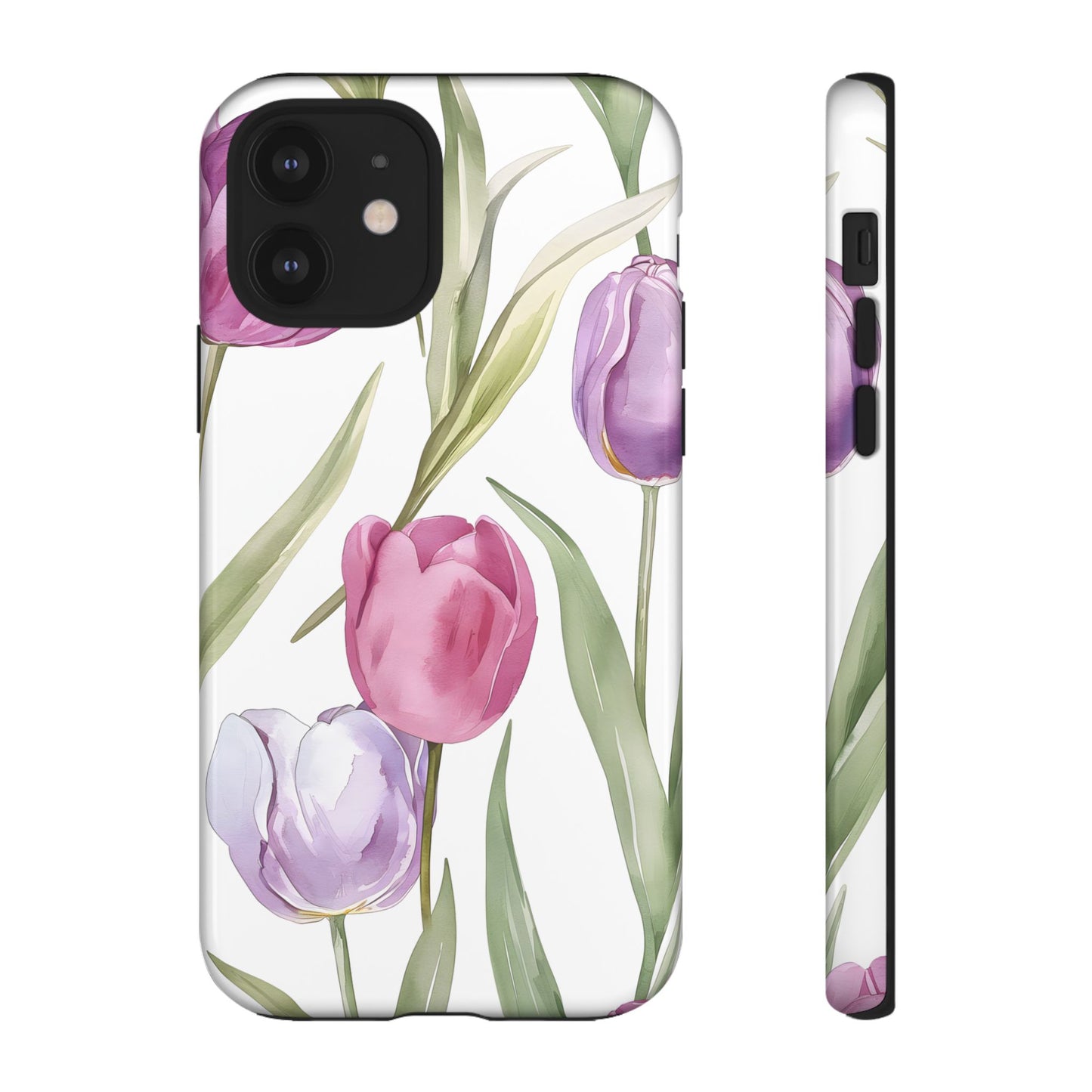 Tulip Serenade – Tough Glossy iPhone Case