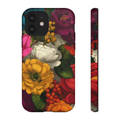 Midnight Bloom – Tough Glossy iPhone Case