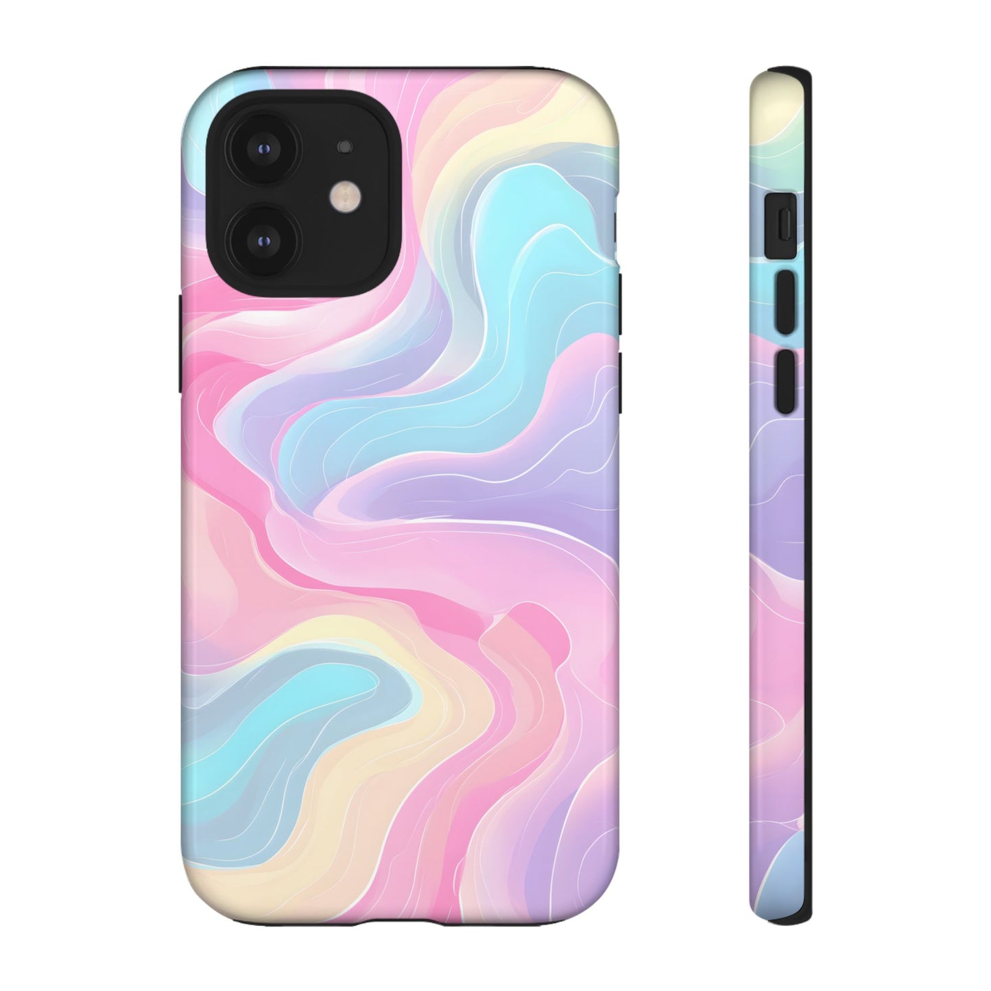 Pastel Mirage – Tough Glossy iPhone Case