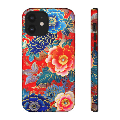 Oriental Blossom – Tough Glossy iPhone Case