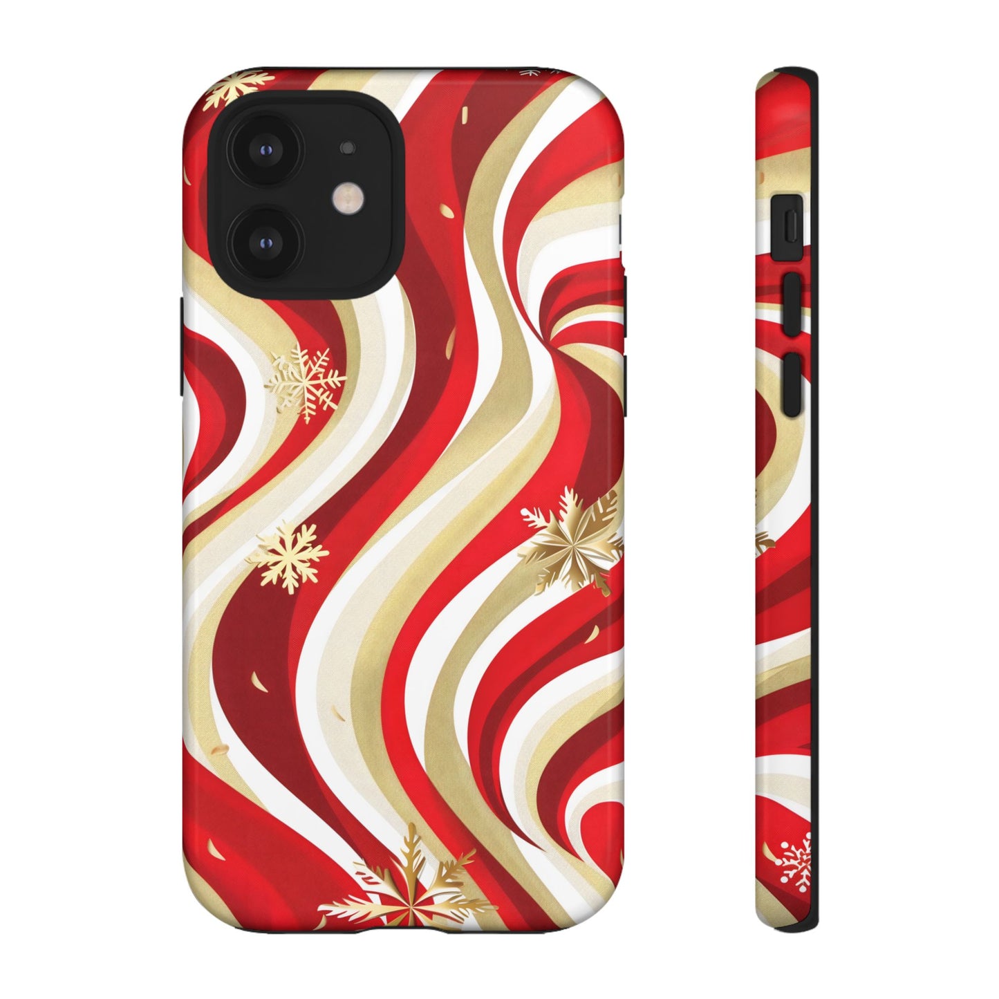 Peppermint Waves – Tough Glossy iPhone Case