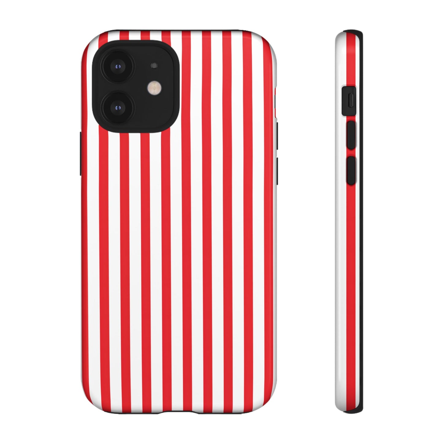 Candy Cane Stripes – Tough Glossy iPhone Case