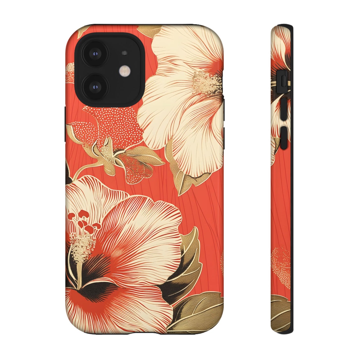 Golden Hibiscus – Tough Glossy iPhone Case