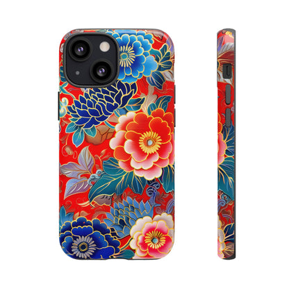 Oriental Blossom – Tough Glossy iPhone Case