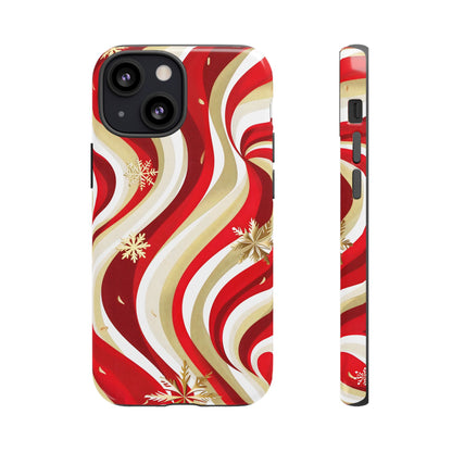 Peppermint Waves – Tough Glossy iPhone Case