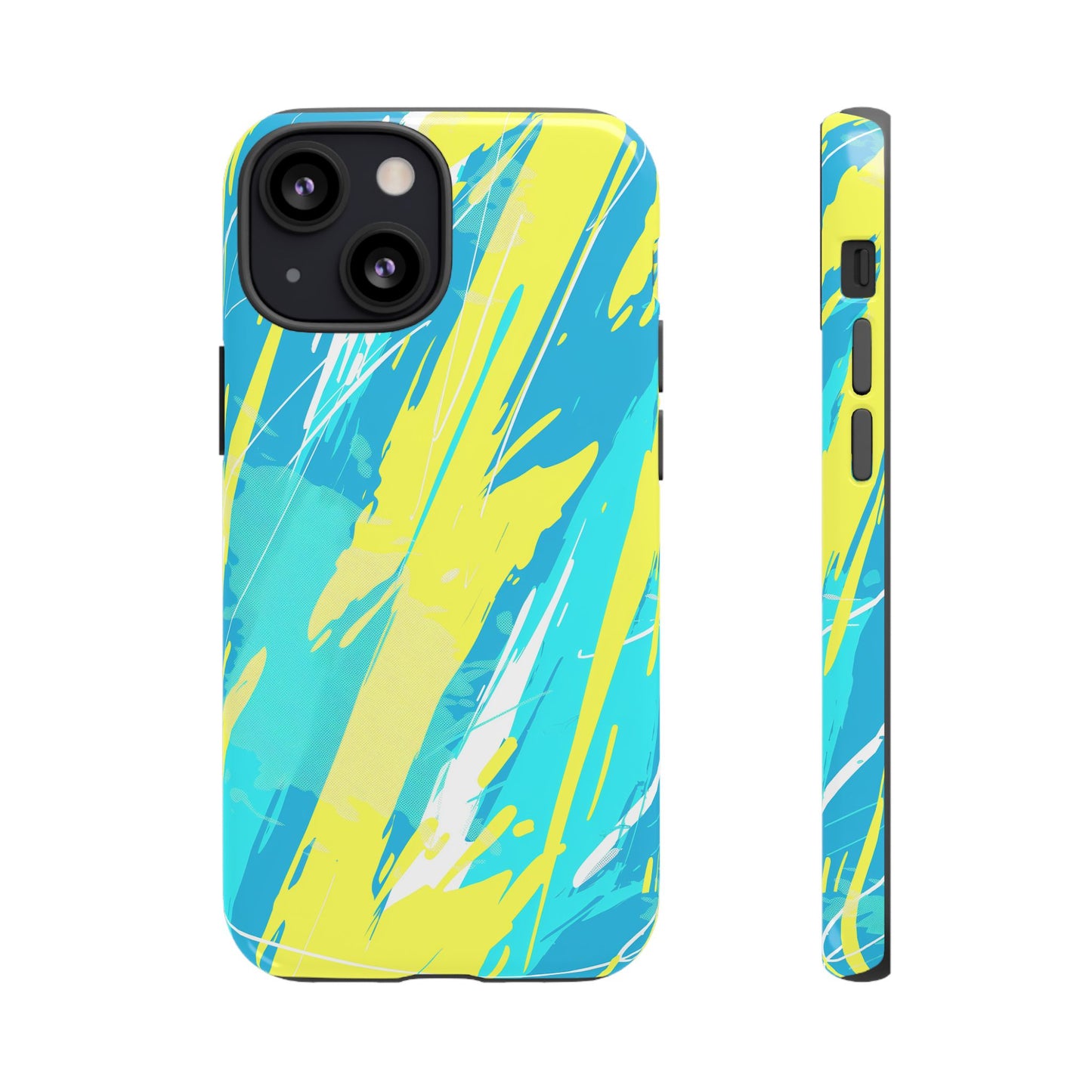 Neon Surge – Tough Glossy iPhone Case