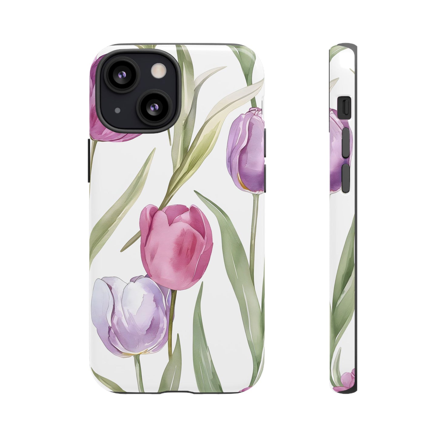 Tulip Serenade – Tough Glossy iPhone Case