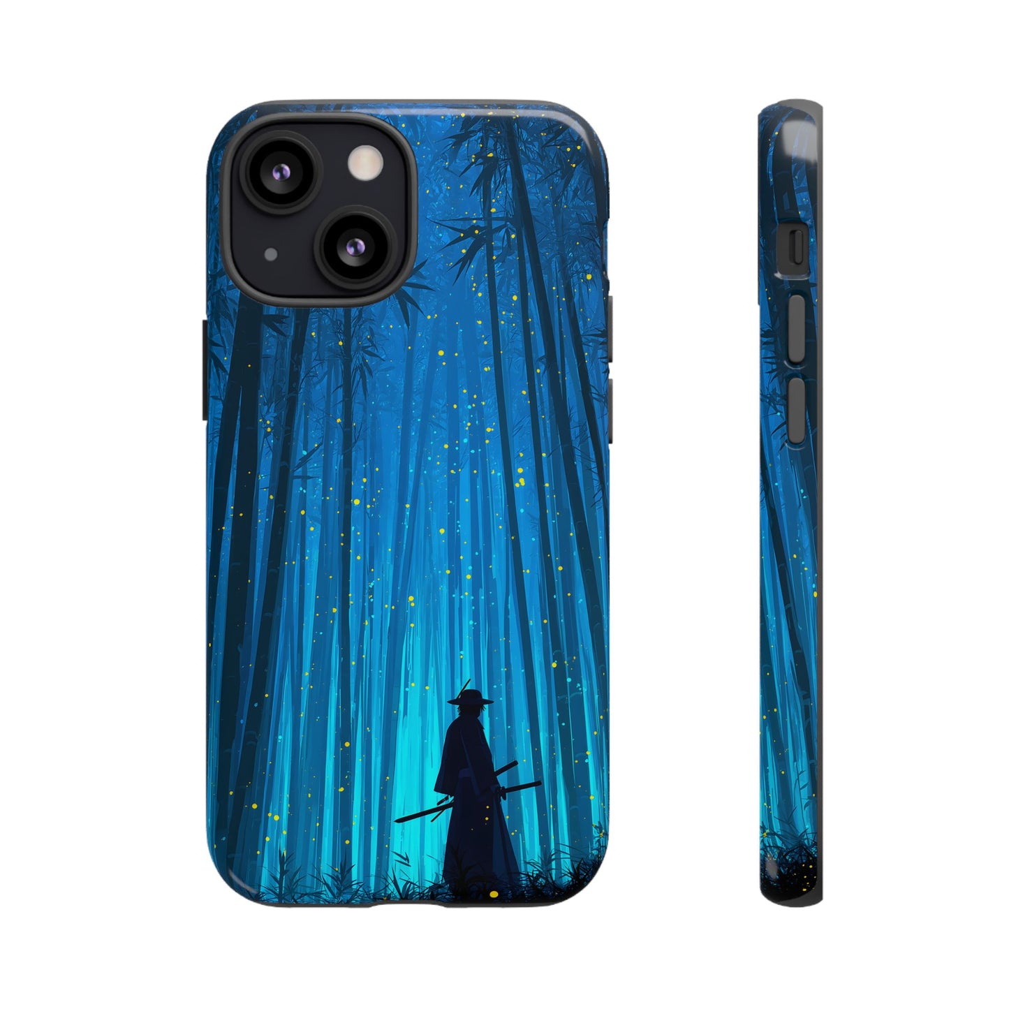 Shadowed Bamboo Sentinel – Tough Glossy iPhone Case