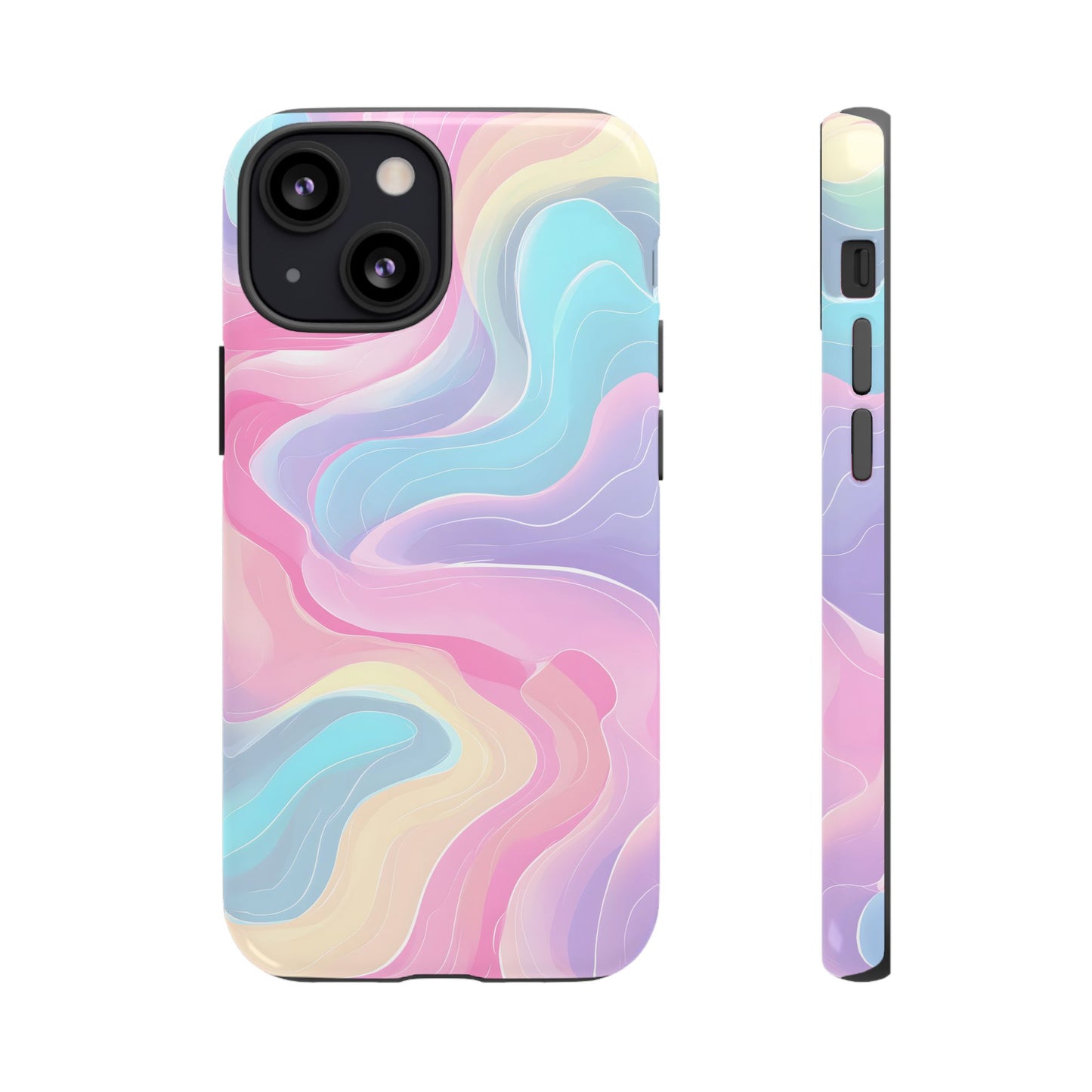 Pastel Mirage – Tough Glossy iPhone Case