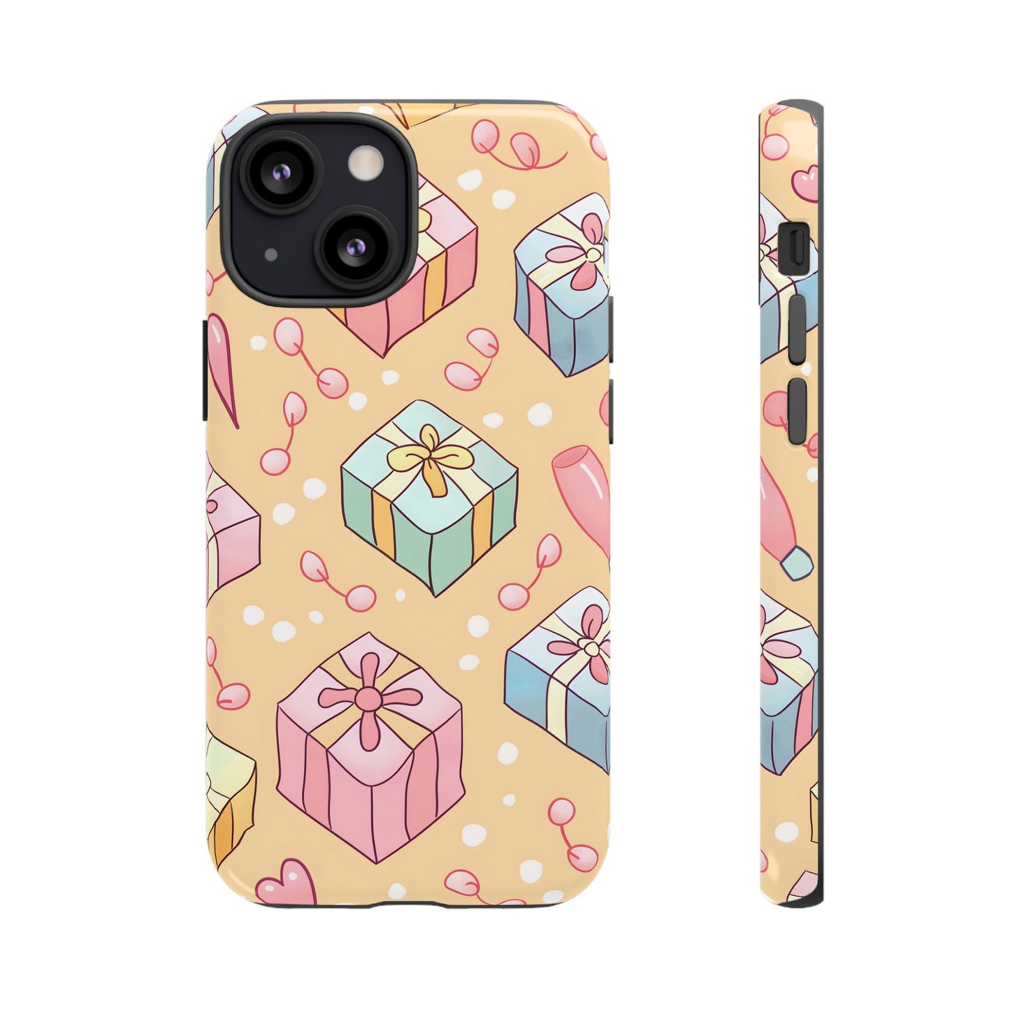 Pastel Gift Delight – Tough Glossy iPhone Case