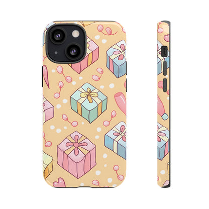 Pastel Gift Delight – Tough Glossy iPhone Case