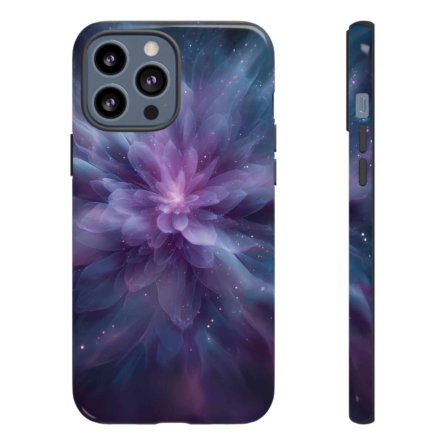 Celestial Bloom – Tough Glossy iPhone Case